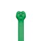 Panduit Cable Tie, 8 in L, 2 in Max Bundle Dia., Green, Nylon 6/6, 50 lb Strength, 1000 PK BT2S-M5 - alternate 1